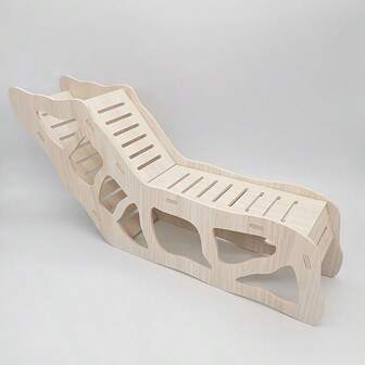 Durable Wooden Hamster Hidden Tunnel - Suitable For Hamsters And Pygmy Hamsters, Easy To Assemble, Enhance The Fun Of Play And Exploration