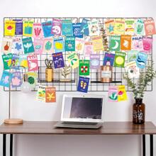 50 pièces kit de collage mural mignon et préparatoire, affiches de plage pour chambre à coucher, impression murale de voyage préparatoire de 4"X6", décoration de chambre balnéaire pour chambre à coucher et dortoir, décoration murale préparatoire, rentrée scolaire, fournitures scolaires