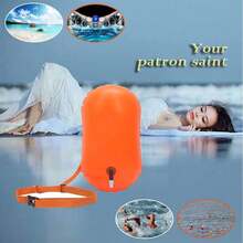 1pc Swimming Buoys, Suitable For Open Water Swimmers, Triathletes, Kayakers, Snorkelers, Swimming Buoys And Waterproof Bags, For Safer Swimming Training - Multicolor - View 7