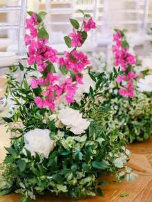 2/4/8/15pcs Artificial Bougainvillea Vine, Silk Bougainvillea Stems, Long Stems, Suitable For Home Vases, Gardens, Yards, Wedding Parties, Indoor/Outdoor DIY Floral Arrangements, Spring/Summer Decor - Bougainvillea Single Branch - Rose Red - View 10