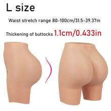 Panty moldeador de glúteos con relleno de silicona, efecto levantador de glúteos, sin costuras, efecto natural, para hombres y mujeres, grueso, sexy, ropa interior moldeadora que aprieta el Body