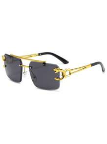 1 pieza Gafas rectangulares personalizadas para mujeres, minimalistas y prácticas de múltiples funciones
