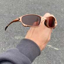 Julieta 24 Polarized X Metal Penni Double Sunglasses - Rust Brown - View 3