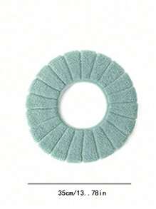 1pc Creative Pumpkin Pattern Toilet Seat , Washable Cushion, Anti-Slip Bottom For Bathroom Decor