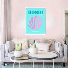 1/6PCS Optional Frame Posters Wall Arts Modern Posters Print Minimalist Living Room Decor ,Wall Art With Frame