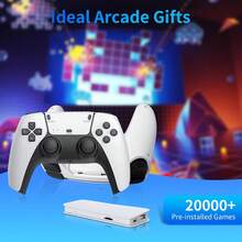 2025 M15 Wireless Retro Handheld Gaming Console, Joystick, Joystick, Retro Gaming Console, Built-In 20,000+ Plug & Play Retro Video Games And 9 Classic Emulators, 4K HDTV Output And Dual 2.4G Wireless Controllers, Home Entertainment, Easter Day Gift! - 白色 - 查看 6