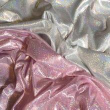1 Meter Holographic Iridescent Shiny Mirrored Star Glitter Mesh Fabric, Suitable For Creative Wedding Stage Performance Mermaid Costume Design - Multicolor - View 8