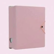 High Quality Photocard Binder Colorful  A5 Photo Collect Hollow Album Card Storage Album New Photo Folder Book Stationery - Pink - View 2