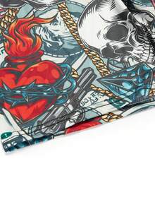 Men's Printed Boxer Briefs, Fashionable For Summer - Baby Blue - View 4