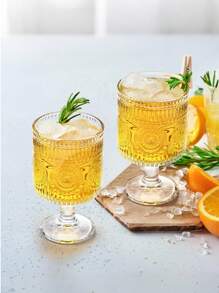 1pc, Sunflower Goblet, Special Cup For Summer Drinks And Cocktails, Suitable For Cold Drinks And Milk Tea At Home, Suitable For Taking Photos In The Living Room, Comfortable To Hold