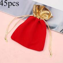 6 件套优雅欧根纱抽绳袋，带花卉刺绣 - 适合婚礼、新娘送礼会、单身派对、生日和特殊场合的完美礼品袋 | 适合青年聚会、婚礼活动和庆祝纪念品的友谊和爱情主题纪念品