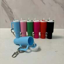 1PCS Detachable Mini Water Bottle Keychain Can Accommodate Lipstick, Backpack, Charm Party