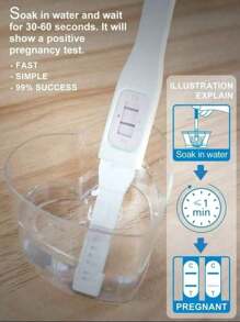 1pc Fake Pregnancy Test - 100% Positive Result - Prank Your Loved Ones - Gag Gift - Perfect Gift - Birthday Gift - Surprise Gift - Seasonal Gift - Holiday Gift - Easter Gift - Easter Toy - Gift - Toy