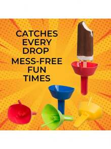 1pc/4pcs Ice Pop Holder, Ice Cream Bar Stand, Popsicle Holder, Leak-Proof