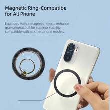 360° drehbarer Glitzer-Ring-Magnethalterung für Handys, 12-Stein Diamant, sofort an- und abnehmbar, klebefrei, Dual-Modus Griff- und Ständer-System kompatibel mit iPhone, Android Handy, Geschenk zum Geburtstag, für Familie, Freunde, Fingerring Halterung, Handygriff, Handyzubehör