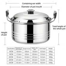 CASAMAX WL 5-Piece Stainless Steel Cookware Set – Strength And Style For Your Kitchen - Silver - View 6