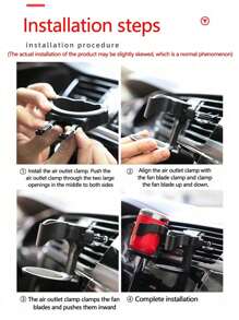 1pc Multifunctional Universal Car Air Vent Drink Holder With Cup Tray, Car Cup Holder Mounted On Air Vent, Ashtray Rack
