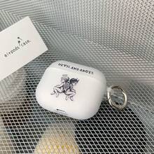 Funda protectora transparente compatible con 4, diseño de demonio y ángel, para modelos 2/3/Pro/Pro2/Pro3 - transparente - Ver 6