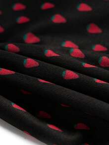 Men Fruit Print Trunks Underwear, Fashionable For Summer - Black - View 5