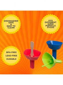 1pc/4pcs Ice Pop Holder, Ice Cream Bar Stand, Popsicle Holder, Leak-Proof