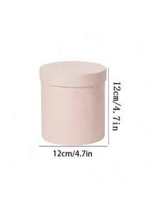 Runde Box für Blumenverpackung, luxuriöse Papier-/Kartonschachteln mit Deckel für Valentinstag, Hochzeit DIY Dekoration Schmuck Aufbewahrung Accessoires (Rosa)