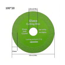 1/3pcs Diamond Saw Blades For Angle Grinder, Glass & Tile Cutting And Polishing, Stone, Crystal, Glass Bottle Grinding Rotary Tool Accessories