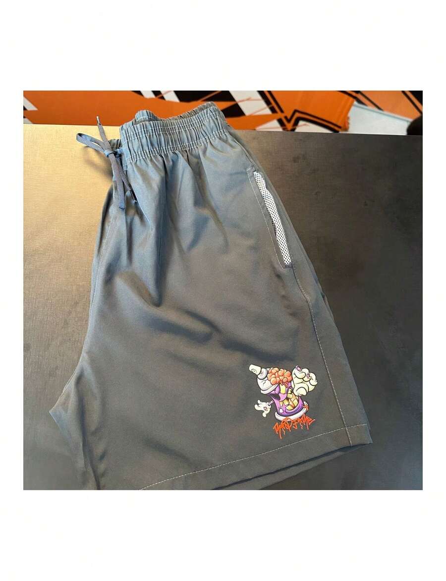 Bermuda Spray Zombie Dry Fit Tactel - 灰色 - 查看 1