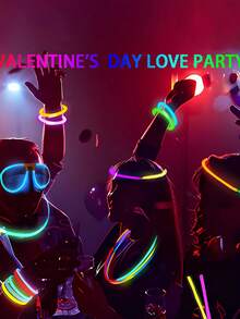 200 piezas Varitas luminosas de colores aleatorios para fiesta, concierto o animación, para iluminar el ambiente de la fiesta, Navidad - Multicolor - Ver 5