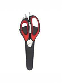 7 In 1 Multi-Function Kitchen Scissors With Magnetic Holder, Stainless Steel Sharp Blade For Cutting Food, Meat, Fish – Bone Scissors Powerful Tool Scissors Refrigerator Scissors Outdoor Scissors Easy To Use Kitchen Tools - Comfort Grip, Detachable, Easy To Clean, Sharp, Portable