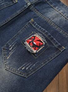 Men's Fashion Casual Outdoor Versatile Denim Shorts
