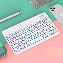 Combo Teclado e Mouse Bluetooth Blueconnect 5.2 Durável e Portátil Compatível com Multi-Dispositivos - Entrada do Brasil (127V) - Visão 8