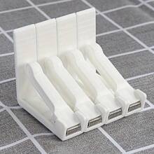 4pcs Plastic Tablecloth Clips - Adjustable Tablecloth Clamps, Fit Various Thickness, Sturdy Fixing, Suitable For Outdoor Camping, Garden, Home