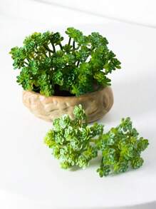 1 pezzo Pianta succulenta artificiale, cactus verde, texture di pianta succulenta, pianta succulenta finta senza vaso, adatta per decorazioni da giardino, interne ed esterne, decorazione per ufficio, decorazione fai-da-te, decorazione per matrimoni, decorazione per feste domestiche, decorazione per cucina, regalo per la festa della mamma