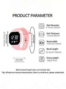 3pcs/Set Children's Fashion Leisure Sports Electronic Watch, Children's Gift, Mother's Day Gift, Daily Wear - Multicolor - View 8