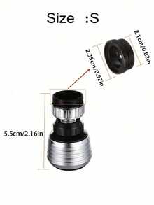 1pc Creative 360° Rotatable Faucet Extender With 2 Modes-Longer, Spin, Splash-Proof Nozzle For Upgraded Kitchen Water Saving! Back To School - Multicolor - View 9