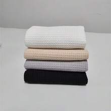 4 Stück einfarbige Waffelmuster Geschirrtücher, Ananas-Gitter Reinigungstücher, Küchen-Wischtücher, Größe 36*36cm