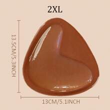 1 Pair Of Plus Size Double Sided Self-Adhesive Bra Pads, Chest Pads Adhesive Pads, Reusable Padding Pads, Bra Bikini Invisible Thickened Chest Pads Waterproof For Swimming - Multicolor - View 16