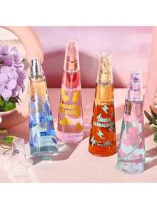 1 pieza/88ml Spray de fragancia, ambientador de hogar, aromaterapia, que contiene la esencia del encanto natural y fresco de larga duración, empaque de diseño innovador, con lindos personajes de dibujos animados, adecuado para verano, Día de la Madre, interior, exterior, citas, fiestas, vacaciones, hogar, oficina, es el regalo ideal para amigos y parejas.