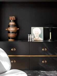 6 قطع مقابض خزانة بشكل بيضاوي شفاف من الاكريليك، مناسبة للخزائن والدواليب والأدراج، من خامة النحاس بطلاء لون الشمبانيا، بأسلوب فاخر، تأتي مع البراغي