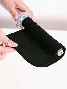 Silicone Heat Insulation Non-Slip Pad Curling Iron Pad Portable Splint Heat Pad Hot Pad Straight Hair Stick Storage Non-Slip Pad Heat Insulation Anti-Scald Odorless High Temperature Resistant Easy To Carry - Multicolor - View 9