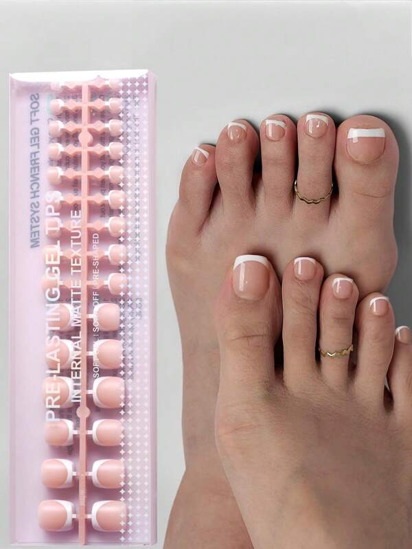 150 piezas Uñas postizas cuadradas cortas en marrón/rosa/nude para manos/pies, 15 opciones de talla, uñas postizas cortas de french mate para los dedos de los pies, adecuadas para decoración de uñas de mujeres y niñas