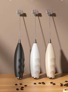 New Milk Frother, Powerful Hand Milk Frother, Mini Milk Frother, Coffee Mixer, Stainless Steel Coffee & Beverage Mixer, For Latte, Cappuccino, Matcha, Hot Chocolate, Portable Foam Maker, Cordless Electric Mini Coffee Maker Back To School