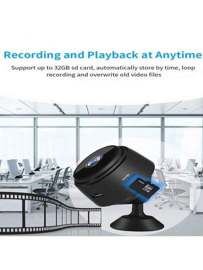 A9 Mini Camera: 2.4G WiFi HD IP Camera Night Vision, Slimme Home Security, Remote Mobile View, Motion Detection Alert Baby Monitor view 8