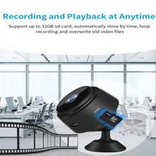 Mini Telecamera A9: Telecamera IP HD Wi-Fi 2.4G con visione notturna, sicurezza domestica intelligente, visualizzazione remota da mobile, allarme rilevamento movimento e baby monitor