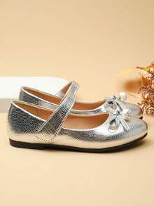 1 Paar Mädchen Ballerinas mit spitzer Zehenkappe, geeignet für den täglichen Gebrauch, Hochzeit, Party, Aufführungen, Lässig Kleidung, Mary Jane Ballerinas