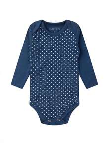Baby Girl Bodysuit Kit Suedine Blue - Azul Cadete - Ver 2