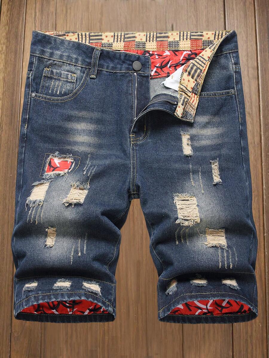 Men's Fashion Casual Outdoor Versatile Denim Shorts