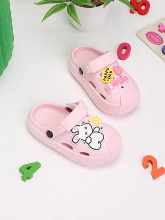 أحذية أطفال من الكرتون بشكل تمساح لافت، ذات بالونات سميكة وناعمة مانعة للاانزلاق ومناسبة للأطفال للصيف والتنزه والأنشطة الخارجية و فترة الإجازات على الشاطئ باللون الأسود