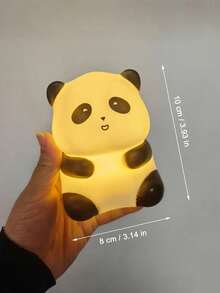 1pc Panda Nightlight, Cute Panda Decor For Living Room, Bedroom, Ideal Desk Decor Gift, Desk Lamp - Multicolor - View 13