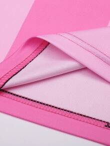 SURUIDA 1pc Miami Style Men's Soccer Jersey Short Sleeve Shirt, #10 Football Tee, Comfortable For Team Match & Casual Sports, Summer - Pink - View 6